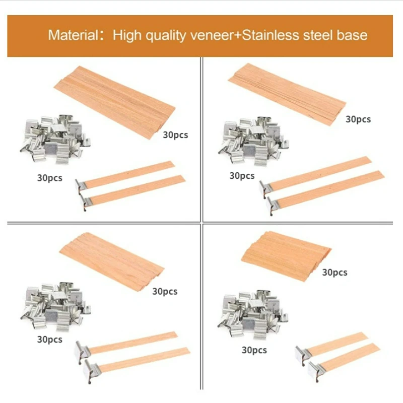 30pcs High Quality Wooden Cand - Candle Making Kit Beeswax ulasan dan harga