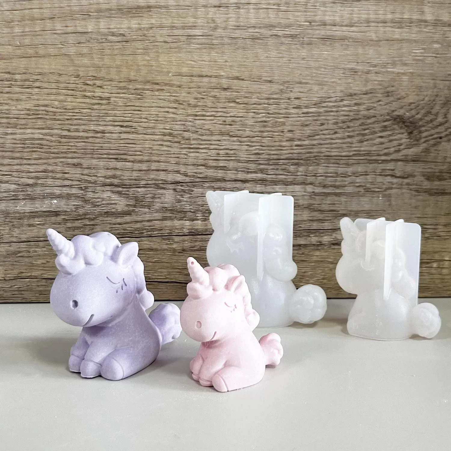 3D Geometric Silicone Unicorn  - Candle Making Factory ulasan dan harga