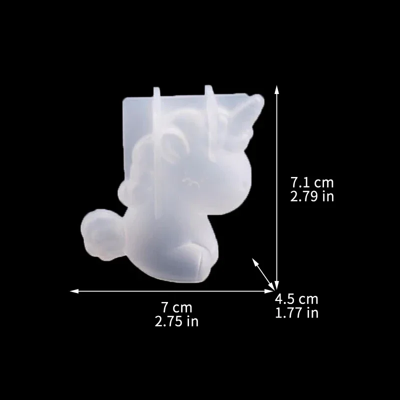 3D Geometric Silicone Unicorn  - Candle Making Factory ulasan dan harga