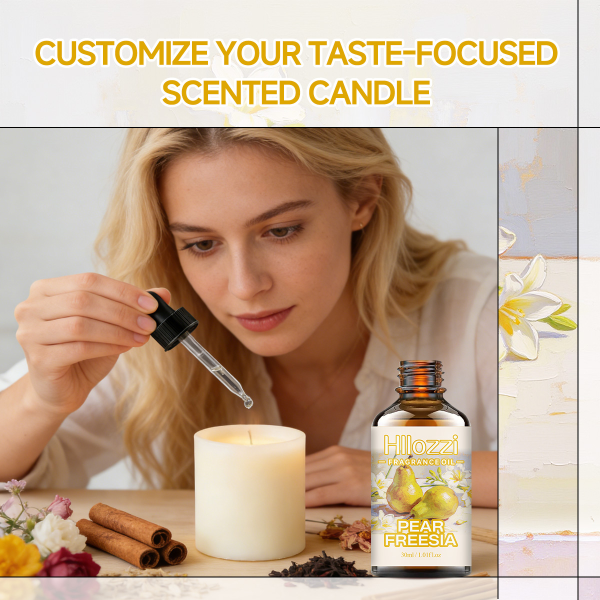 Pear Freesia Fragrance Oil: Be - Candle Making Experiment ulasan dan harga