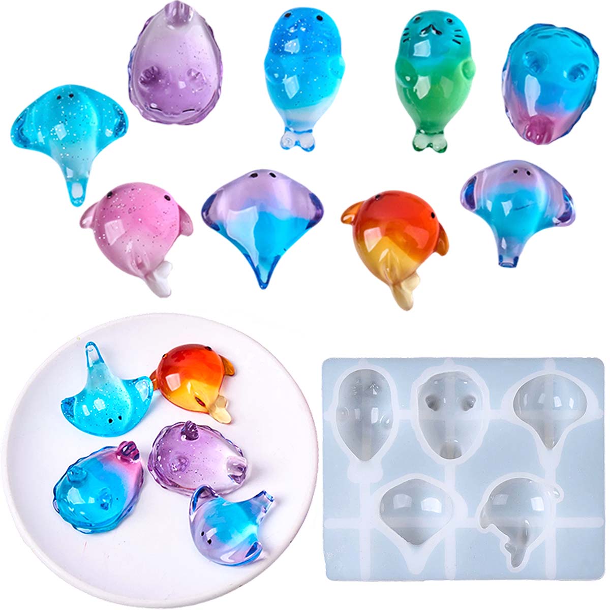 3D Healing Kawaii Manta Ray Wh - Candle Making Factory ulasan dan harga