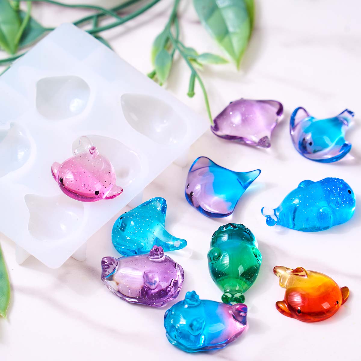 3D Healing Kawaii Manta Ray Wh - Candle Making Factory ulasan dan harga