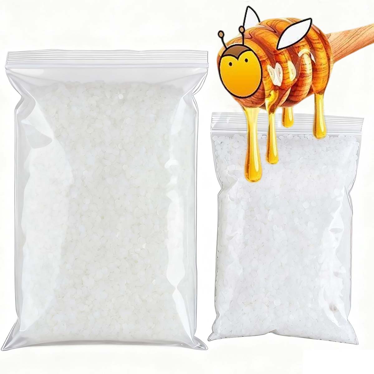 200g-1000g White Beeswax Pure  - Candle Making Kit Beeswax ulasan dan harga