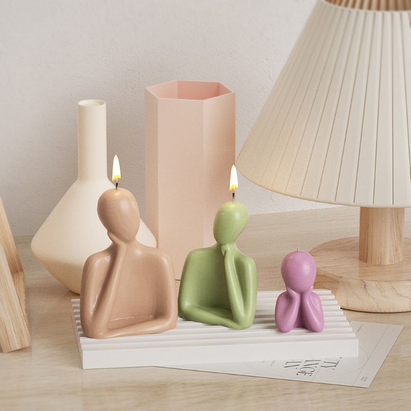 3D Family Candle Silicone Mold - Candle Making Wax ulasan dan harga