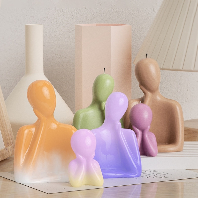 3D Family Candle Silicone Mold - Candle Making Wax ulasan dan harga