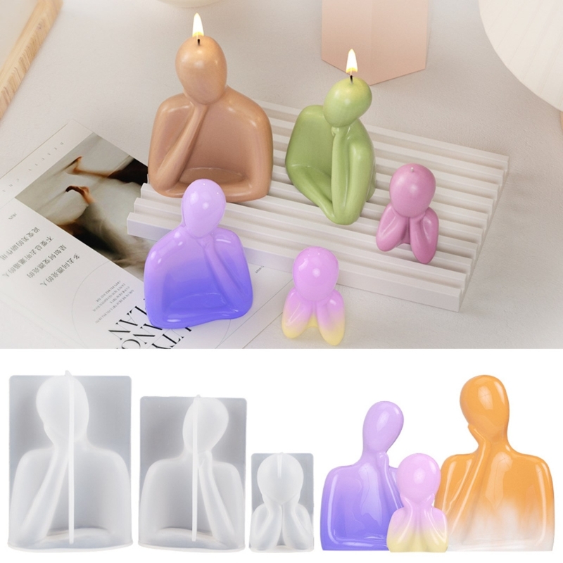 3D Family Candle Silicone Mold - Candle Making Wax ulasan dan harga