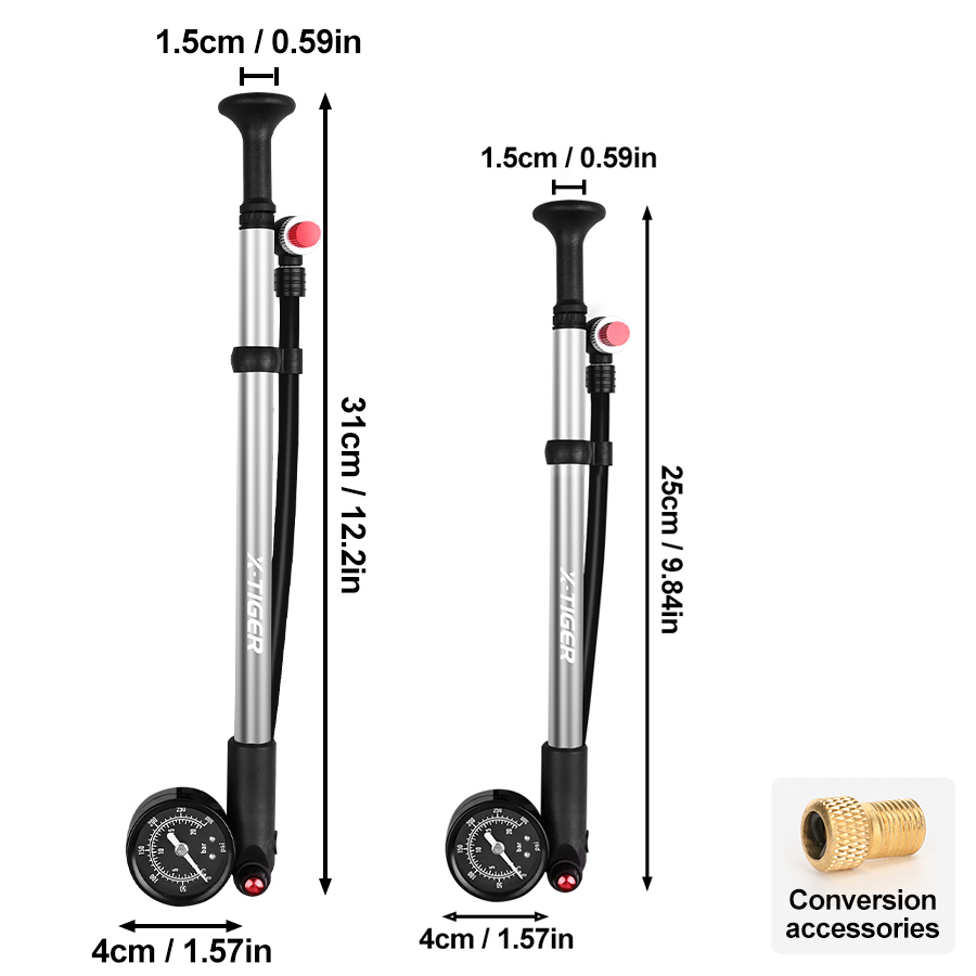 X-TIGER 300PSI Bicycle Pump T- - Candle X ulasan dan harga