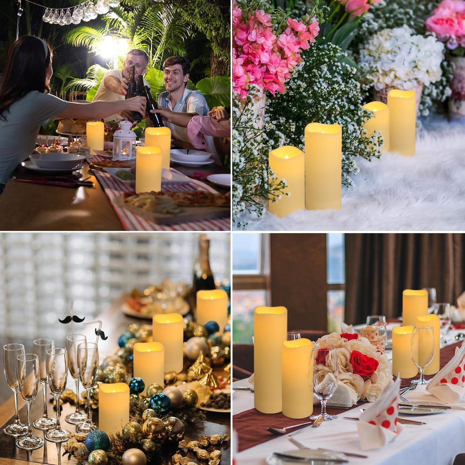 Set of 96 Waterproof Outdoor F - Candle X ulasan dan harga